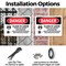 Signmission Radiation & Laser Sign, 10 in H x 14 in W, Plastic, Rectangle OS-2PACK-DS-P-1014-L-1419 - alternate 6